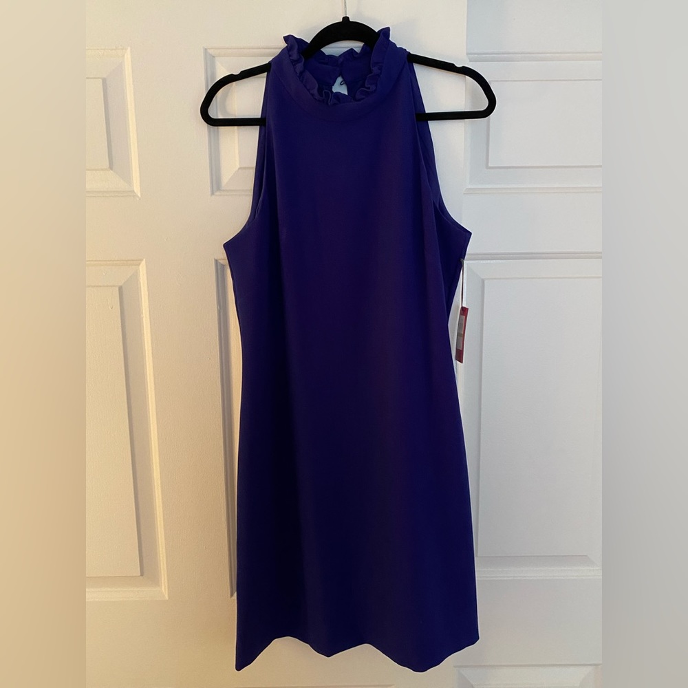 Vince Camuto Royal Blue Halter Dress